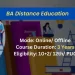 BA Distance Education