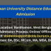 University of Burdwan Distance Education Admission 2025 | PG Courses, Eligibility, Courses & Fee