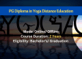 PG Diploma in Yoga Distance Education