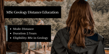 MSc Geology Distance Education 2025