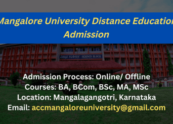 Mangalore University Distance Education Admission | Eligibility, Fees & Details