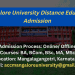 Mangalore University Distance Education Admission | Eligibility, Fees & Details
