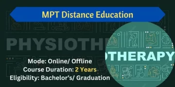 MPT Distance Education Admission 2026 | Eligibility, Fee & Duration