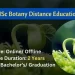 MSc Botany Distance Education