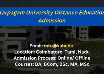 Karpagam University Coimbatore Distance Education Admission Courses, Eligibility & Fee