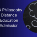 BA Philosophy Distance Education Admission