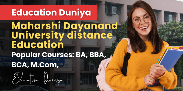 Maharshi Dayanand University Distance Education Admission