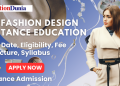 BA FASHION DESIGN DISTANCE EDUCATION