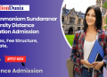 Manonmaniam Sundaranar University Distance Education Admission