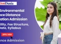 MSc in Environmental Science Distance Education