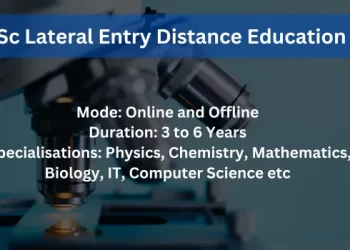 BSc Lateral Entry Distance Education