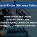 BSc Lateral Entry Distance Education
