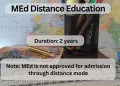 MEd Distance Education