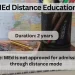 MEd Distance Education