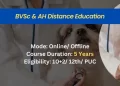 BVSc & AH Distance Education