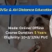 BVSc & AH Distance Education