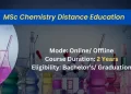 MSc Chemistry Distance Eduation