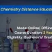 MSc Chemistry Distance Eduation