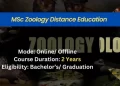 MSc Zoology Distance Education Admission