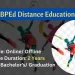BPEd Distance Education: