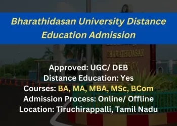 Bharathidasan University Distance education