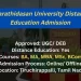 Bharathidasan University Distance education