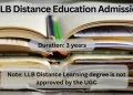 LLB Distance Education Admission | Fee, Eligibility, Admission Process & Scope