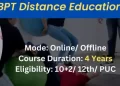 BPT Distance Education Admission