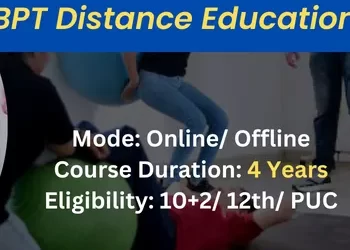 BPT Distance Education Admission