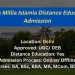 JMI Distance Education Admission