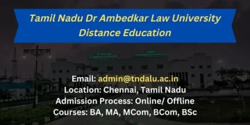 TNDALU Distance Education Admission