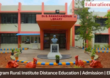 Gandhigram Rural Institute Distance Education Admission