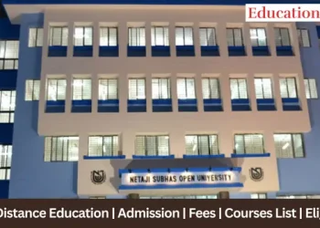 NSOU Distance Education Admission