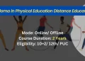 Diploma in Physical Education Distance Learning