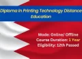 Diploma in Printing Technology Distance Education