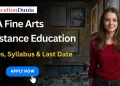 BA Fine Arts Distance Education