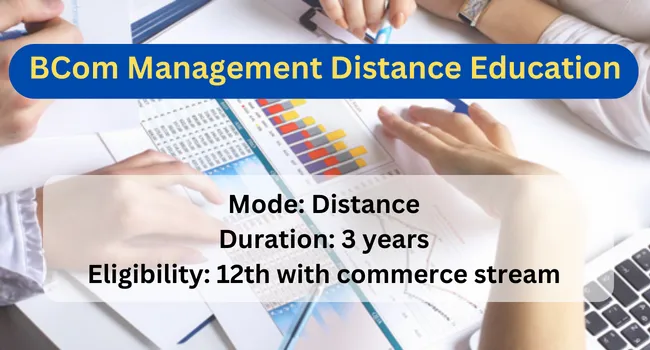 BCom Management Distance Education