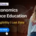 MA Economics Distance Education