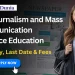 MA Journalism and Mass Communication Distance Education