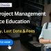 MBA Project Management Distance Education