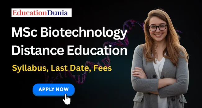 MSc Biotechnology Distance Education