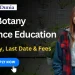 MSc Botany Distance Education