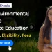 MSc Environmental Science Distance Education