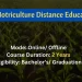 MSc Horticulture Distance Education
