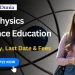 MSc Physics Distance Education