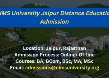 NIMS University Jaipur Distance Education
