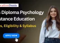 PG Diploma Psychology Distance Education