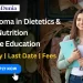 PG Diploma in Dietetics & Public Nutrition Distance Education