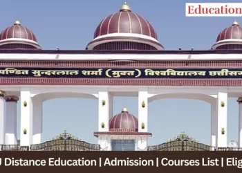 PSSOU Distance Education Admission