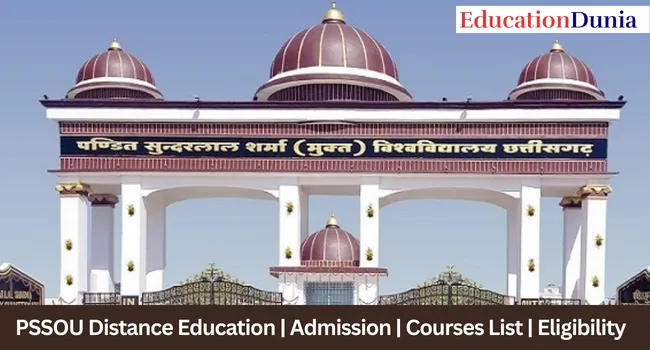 PSSOU Distance Education Admission